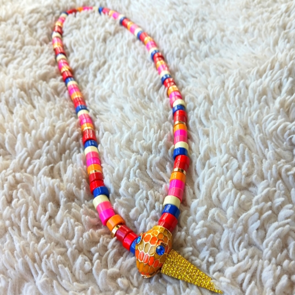 Kate Spade snake statement necklace